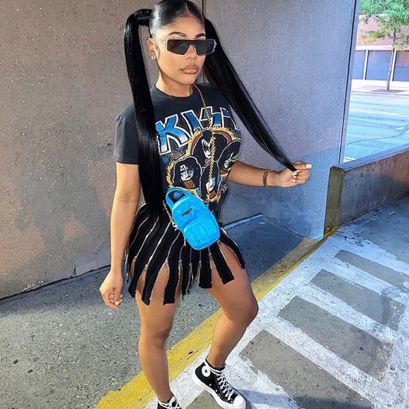 Multi Zip Mini Skirt - Picture 2 of 3